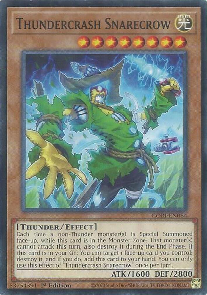Thundercrash Snarecrow [CORI-EN084] Common | Total Play