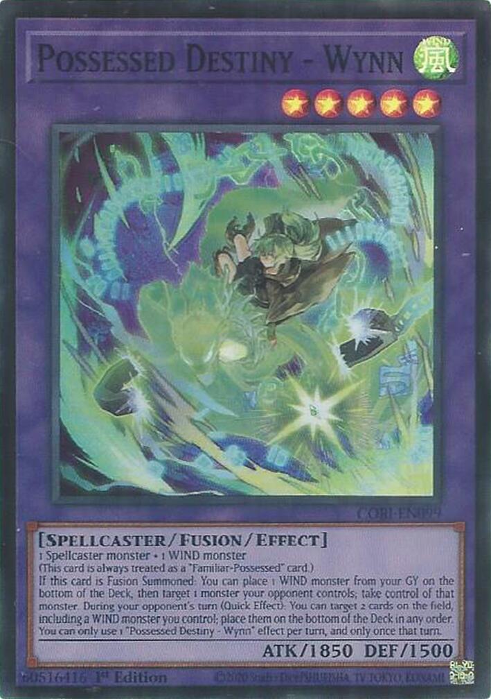Possessed Destiny - Wynn [CORI-EN099] Super Rare | Total Play