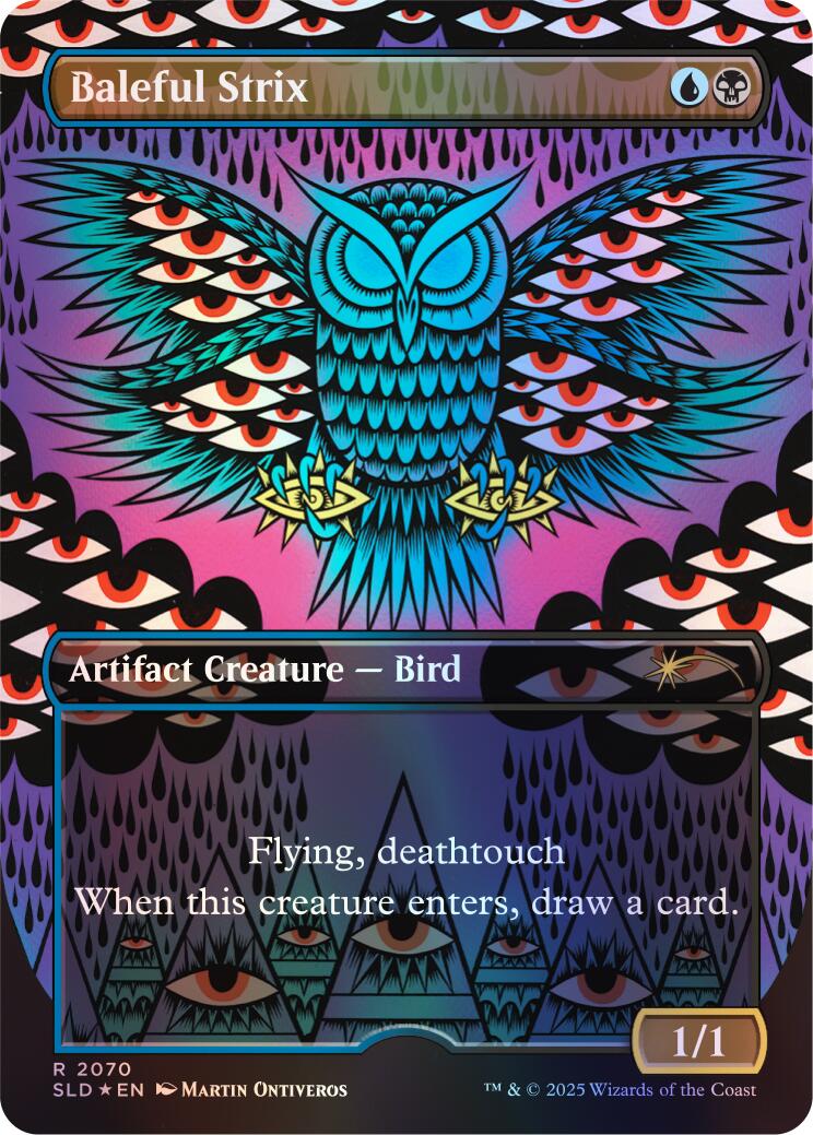 Baleful Strix (2070) (Rainbow Foil) [Secret Lair Drop Series] | Total Play