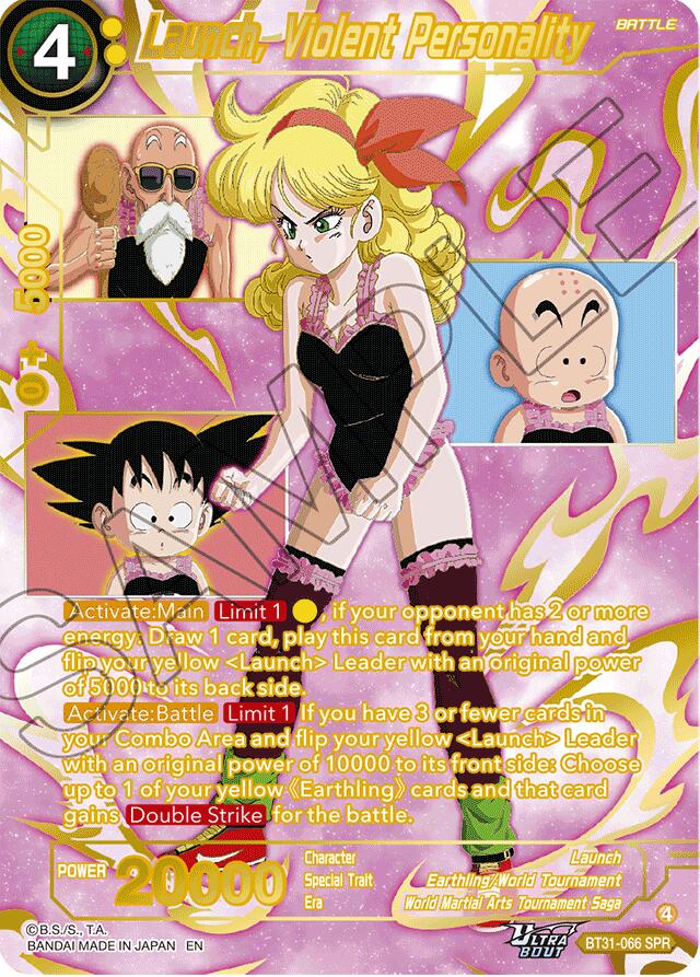 Launch, Violent Personality (SPR) (BT31-066) [Impact Beyond Dimensions] | Total Play