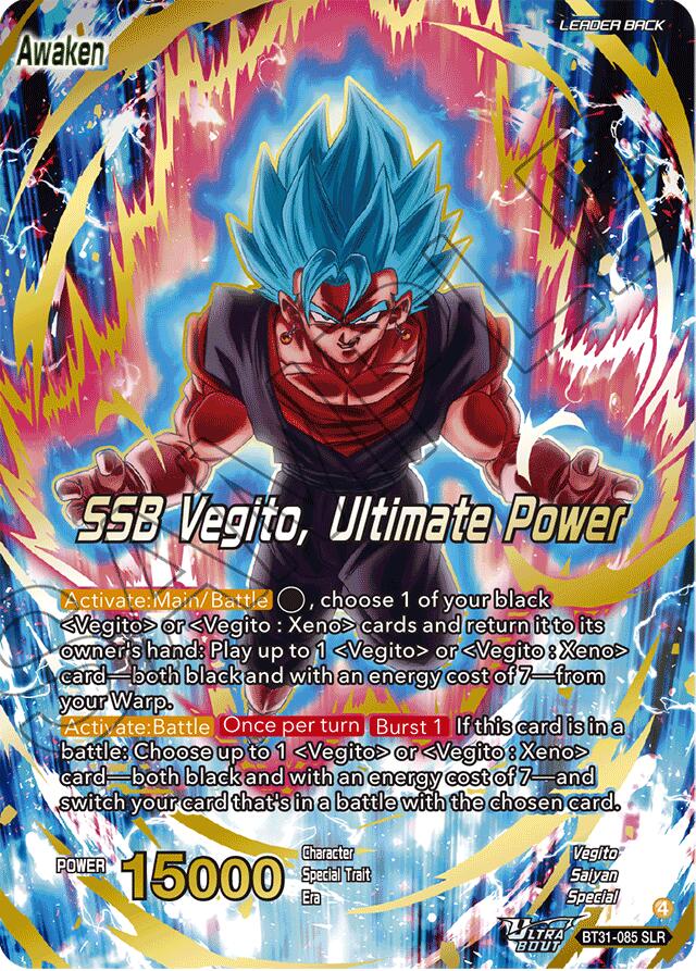 Vegito // SSB Vegito, Ultimate Power (SLR) (BT31-085) [Impact Beyond Dimensions] | Total Play
