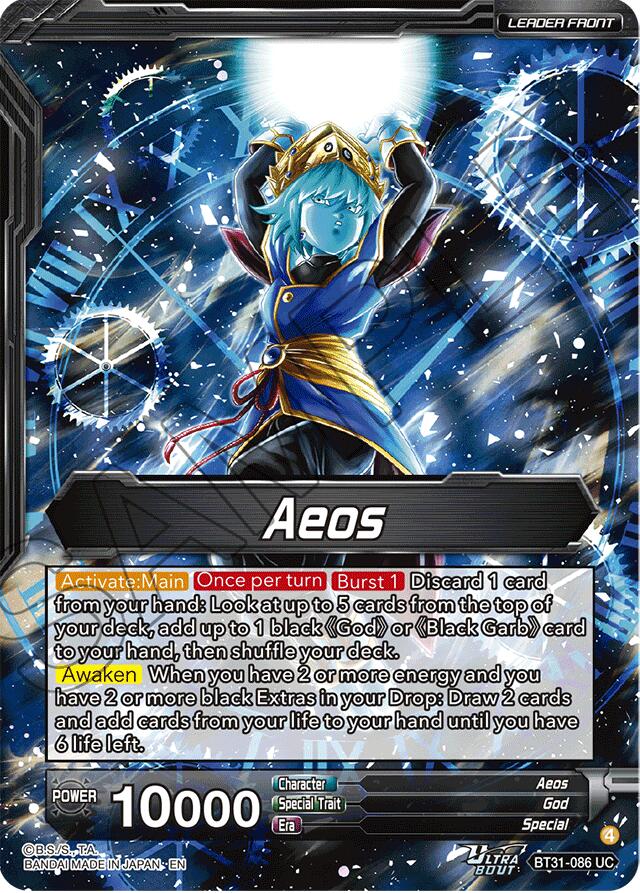 Aeos // Aeos, Power of the Predecessors (SLR) (BT31-086) [Impact Beyond Dimensions] | Total Play
