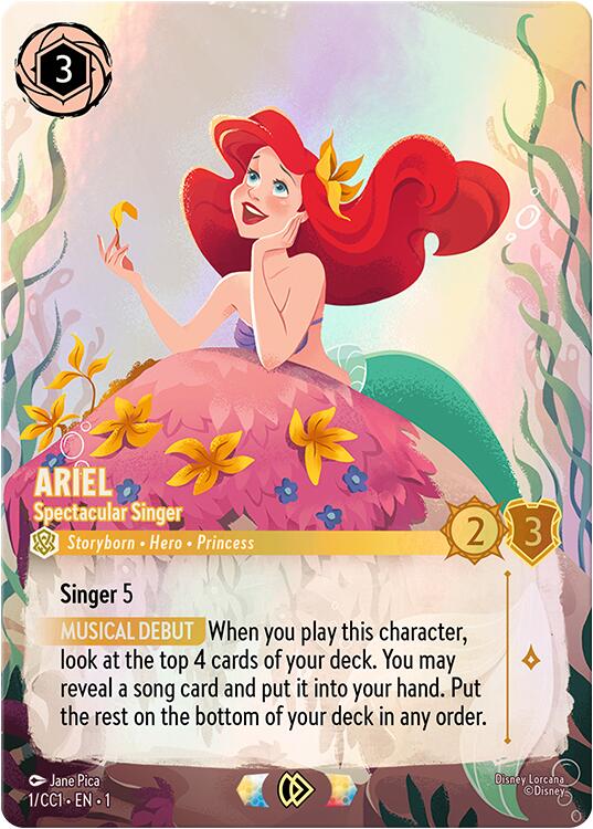 Ariel - Spectacular Singer (1) [Promo Cards] | Total Play