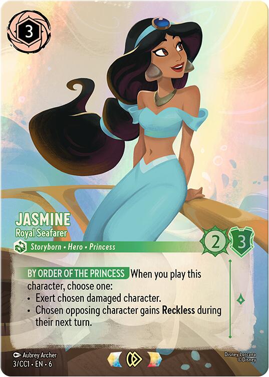 Jasmine - Royal Seafarer (3) [Promo Cards] | Total Play