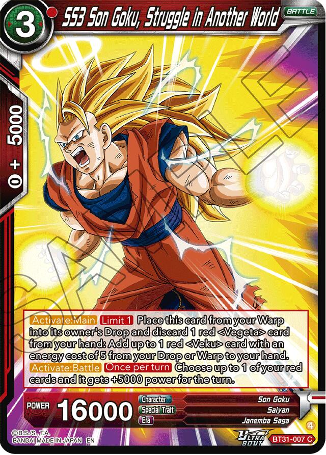 SS3 Son Goku, Struggle in Another World (BT31-007) [Impact Beyond Dimensions] | Total Play