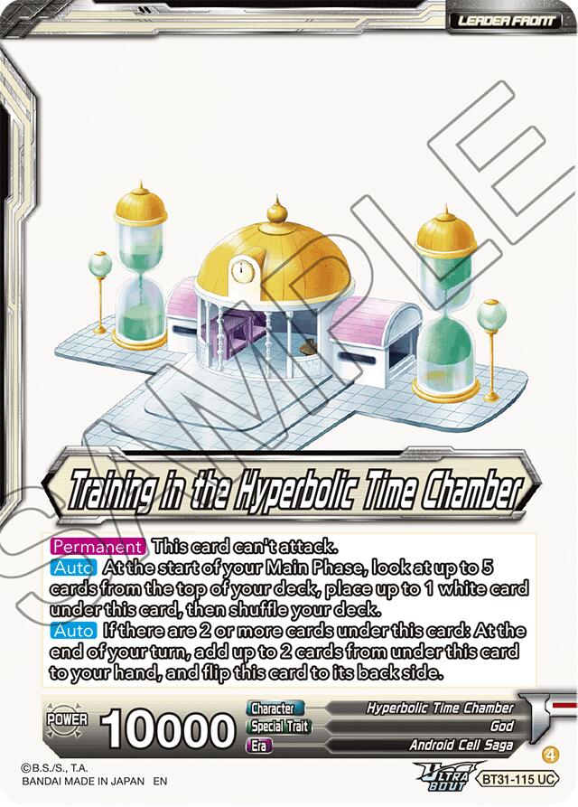 Training in the Hyperbolic Time Chamber // Completed Training in the Hyperbolic Time Chamber (BT31-115) [Impact Beyond Dimensions] | Total Play