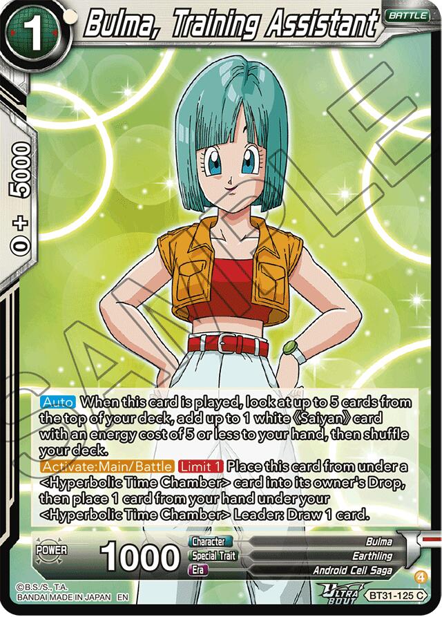 Bulma, Training Assistant (BT31-125) [Impact Beyond Dimensions] | Total Play