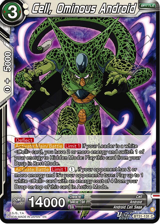 Cell, Ominous Android (BT31-131) [Impact Beyond Dimensions] | Total Play