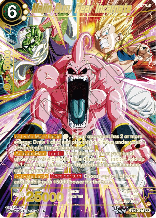 Majin Buu, Fear Incarnate (SPR) (BT31-137) [Impact Beyond Dimensions] | Total Play