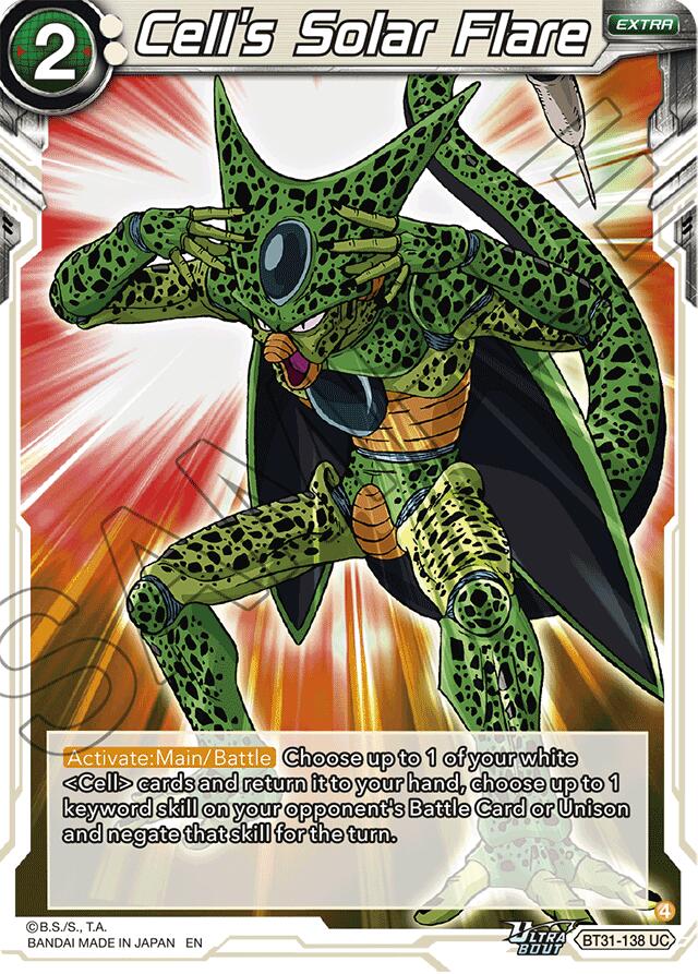 Cell's Solar Flare (BT31-138) [Impact Beyond Dimensions] | Total Play