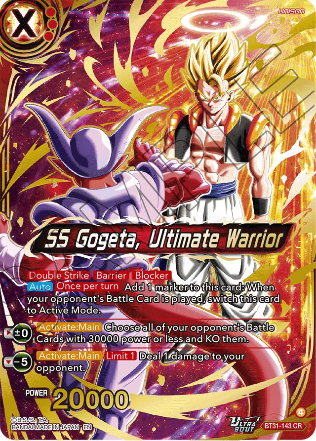 SS Gogeta, Ultimate Warrior (BT31-143) [Impact Beyond Dimensions] | Total Play