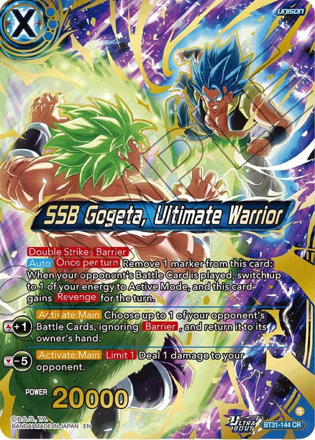 SSB Gogeta, Ultimate Warrior (BT31-144) [Impact Beyond Dimensions] | Total Play