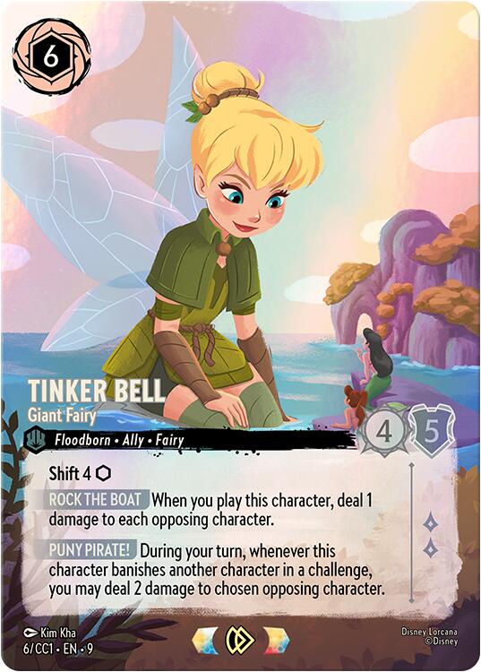 Tinker Bell - Giant Fairy (6/CC1) (6) [Promo Cards] | Total Play
