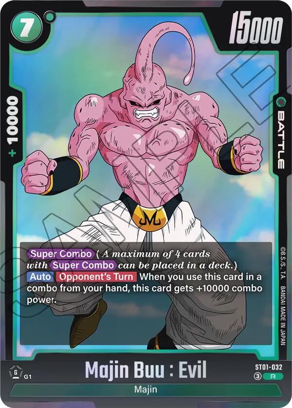 Majin Buu : Evil (ST01-032) [Story Booster 01] | Total Play