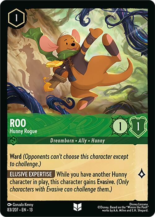 Roo - Hunny Rogue (83/204) [Attack of the Vine!] | Total Play