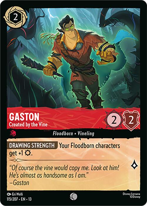 Gaston - Created by the Vine (115/204) [Attack of the Vine!] | Total Play