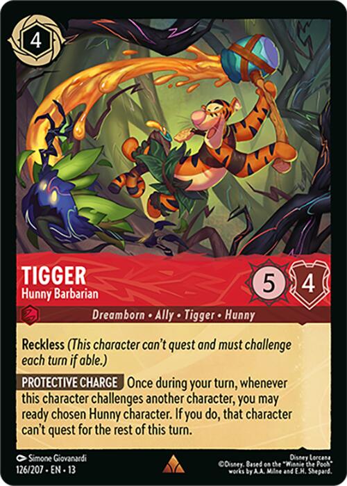 Tigger - Hunny Barbarian (126/204) [Attack of the Vine!] | Total Play