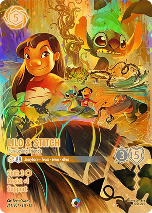 Lilo & Stitch - Fun-Loving Friends (Iconic) (244/204) [Attack of the Vine!] | Total Play