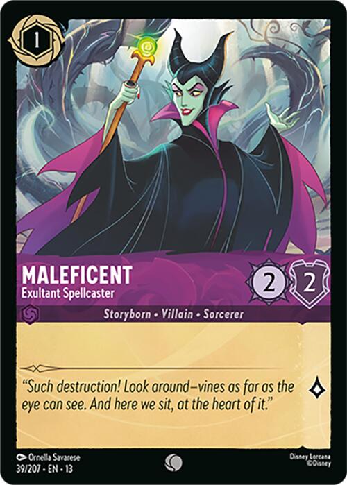 Maleficent - Exultant Spellcaster (39/204) [Attack of the Vine!] | Total Play
