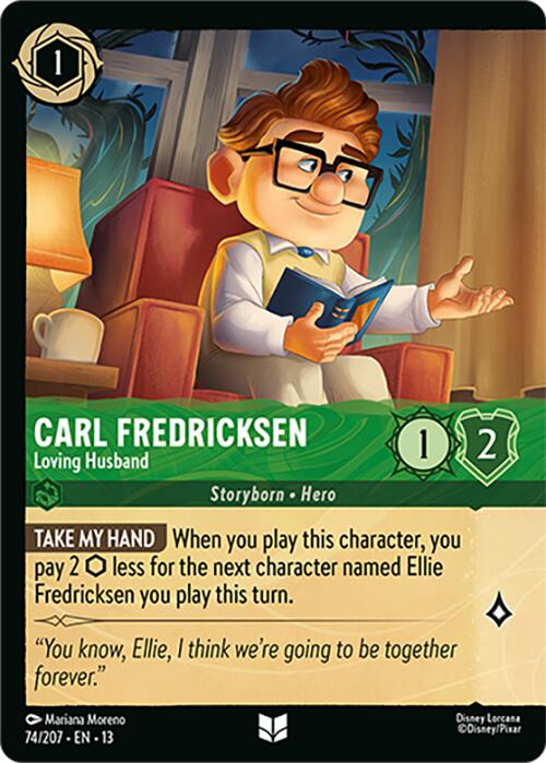 Carl Fredricksen - Loving Husband (Foil) (74/204) [Attack of the Vine!] | Total Play