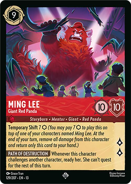 Ming Lee - Giant Red Panda (129/204) [Attack of the Vine!] | Total Play