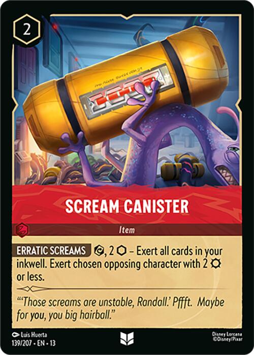 Scream Canister (139/204) [Attack of the Vine!] | Total Play