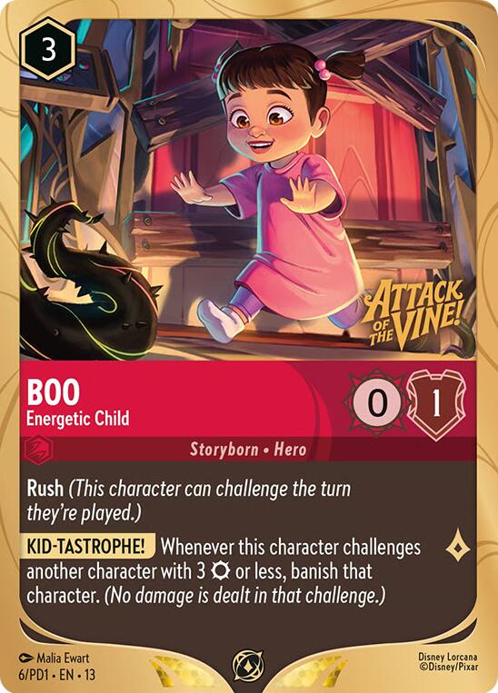 Boo - Energetic Child (6) [Promo Cards] | Total Play