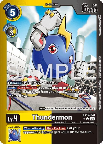 Thundermon [EX12-041] (Limited Foil) [Digital World Shambala] | Total Play