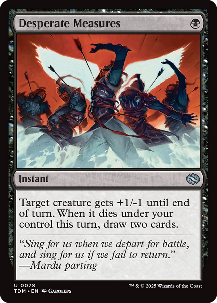 Desperate Measures [Tarkir: Dragonstorm] | Total Play