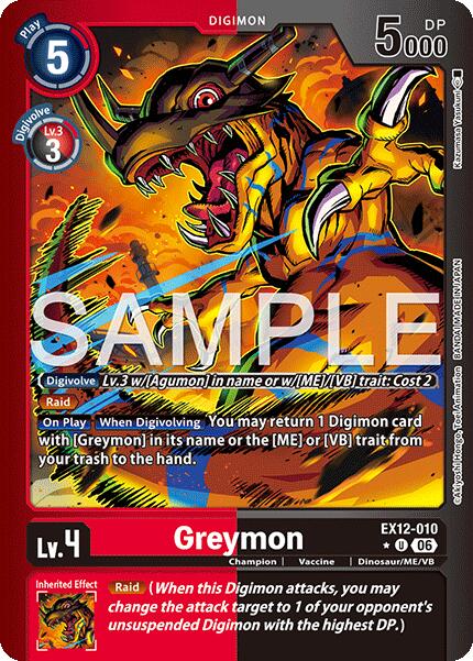 Greymon [EX12-010] (Limited Foil) [Digital World Shambala] | Total Play
