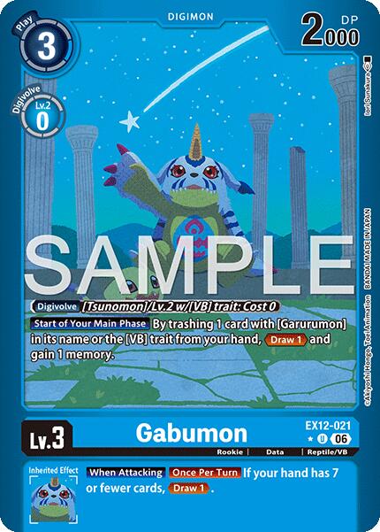 Gabumon [EX12-021] (Limited Foil) [Digital World Shambala] | Total Play