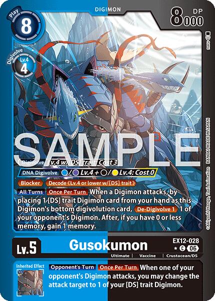 Gusokumon [EX12-028] (Limited Foil) [Digital World Shambala] | Total Play