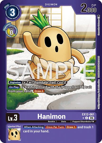 Hanimon [EX12-061] (Limited Foil) [Digital World Shambala] | Total Play