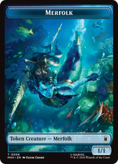 Merfolk // Doombot Double-Sided Token [Marvel Super Heroes Tokens] | Total Play