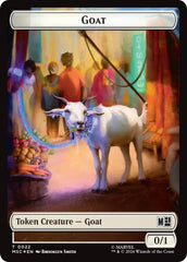 Goat // Soldier Double-Sided Token (Surge Foil) [Marvel Super Heroes Commander Tokens] | Total Play