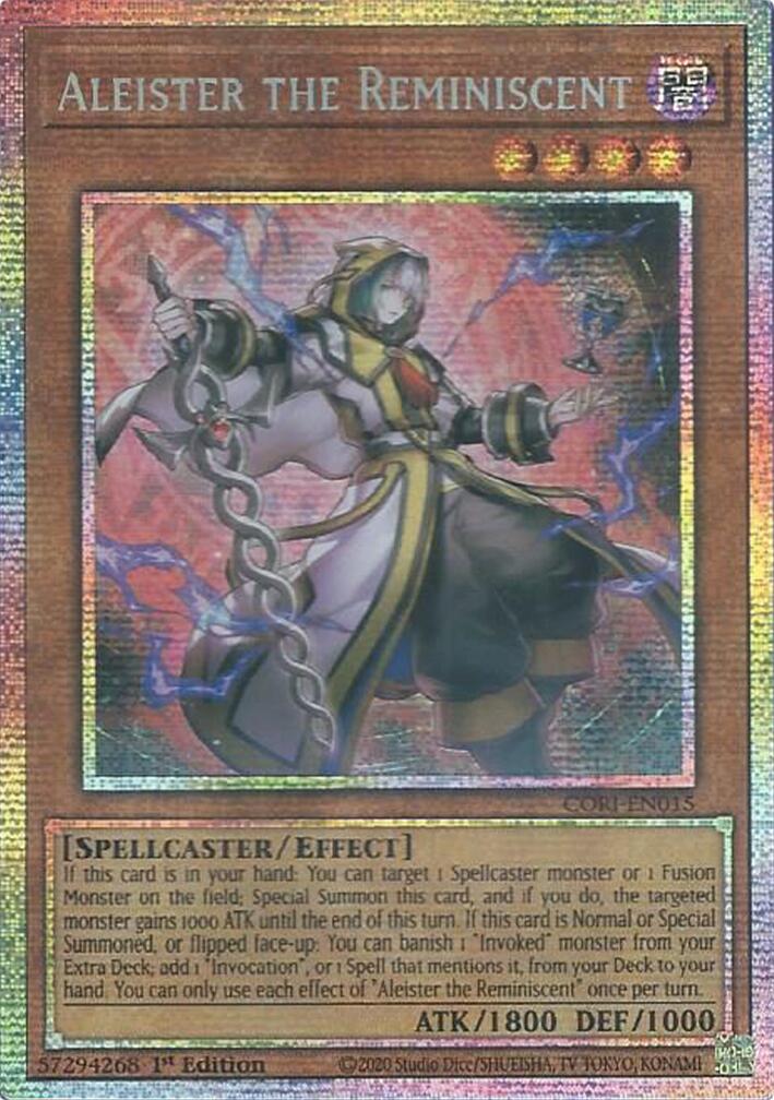 Aleister the Reminiscent (Starlight Rare) [CORI-EN015] Starlight Rare | Total Play