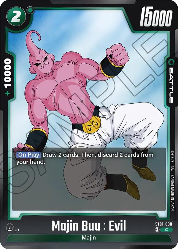 Majin Buu : Evil (ST01-030) [Story Booster 01] | Total Play