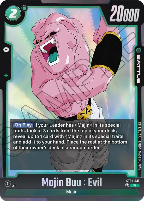 Majin Buu : Evil (ST01-031) [Story Booster 01] | Total Play