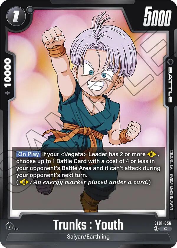 Trunks : Youth (ST01-056) [Story Booster 01] | Total Play