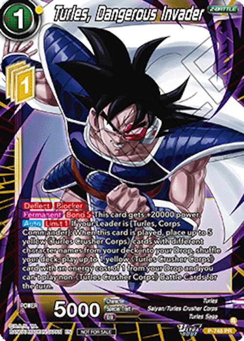 Turles, Dangerous Invader (Ultra-Bout Series Tournament Pack Vol.3) (P-748) [Tournament Promotion Cards] | Total Play