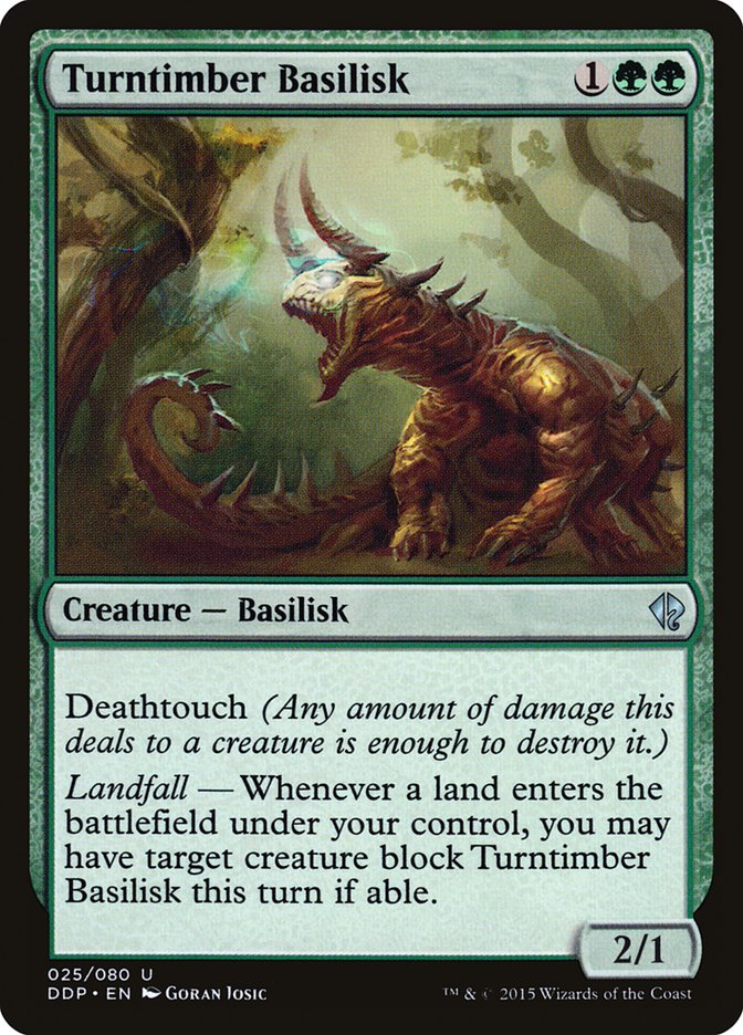 Turntimber Basilisk [Duel Decks: Zendikar vs. Eldrazi] | Total Play