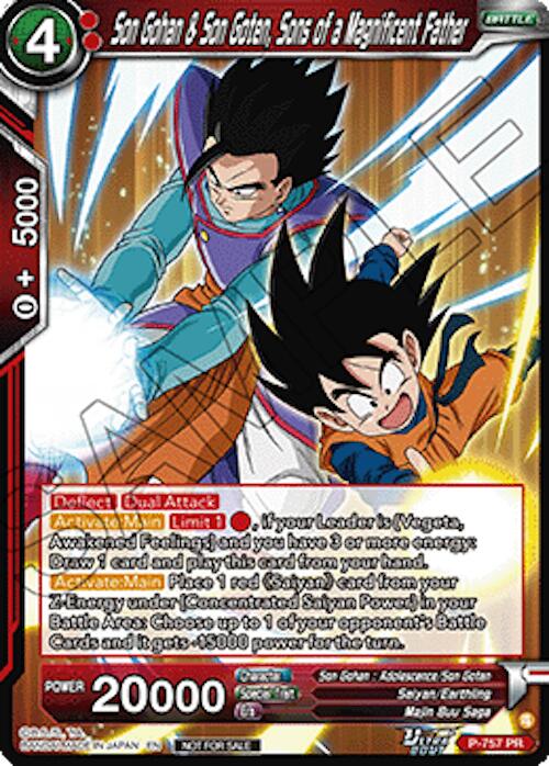 Son Gohan & Son Goten, Sons of a Magnificent Father (Deluxe Pack 2026 Vol.2) (P-757) [Tournament Promotion Cards] | Total Play
