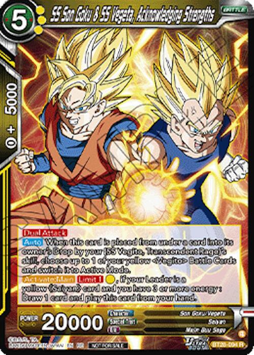 SS Son Goku & SS Vegeta, Acknowledging Strengths (Deluxe Pack 2026 Vol.2) (BT28-094) [Tournament Promotion Cards] | Total Play