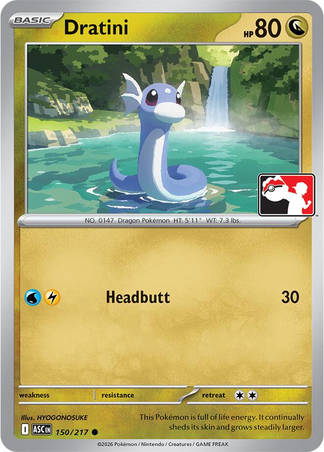 Dratini (150/217) [Prize Pack Series Nine] | Total Play