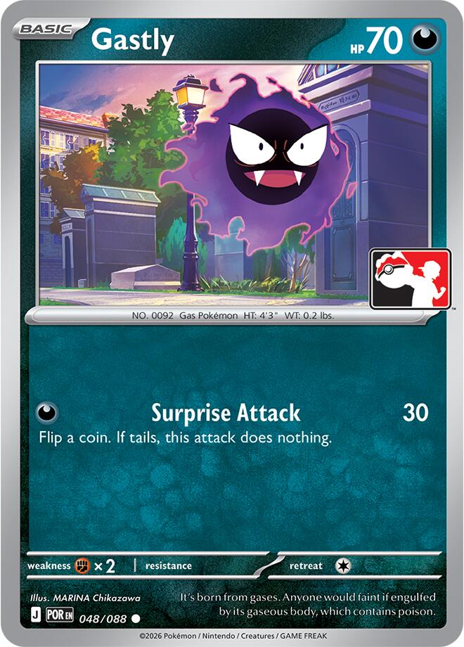 Gastly (048/088) [Prize Pack Series Nine] | Total Play
