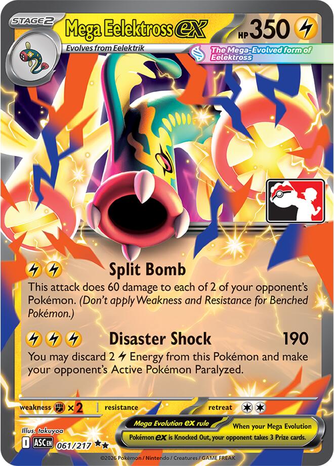Mega Eelektross ex (061/217) [Prize Pack Series Nine] | Total Play