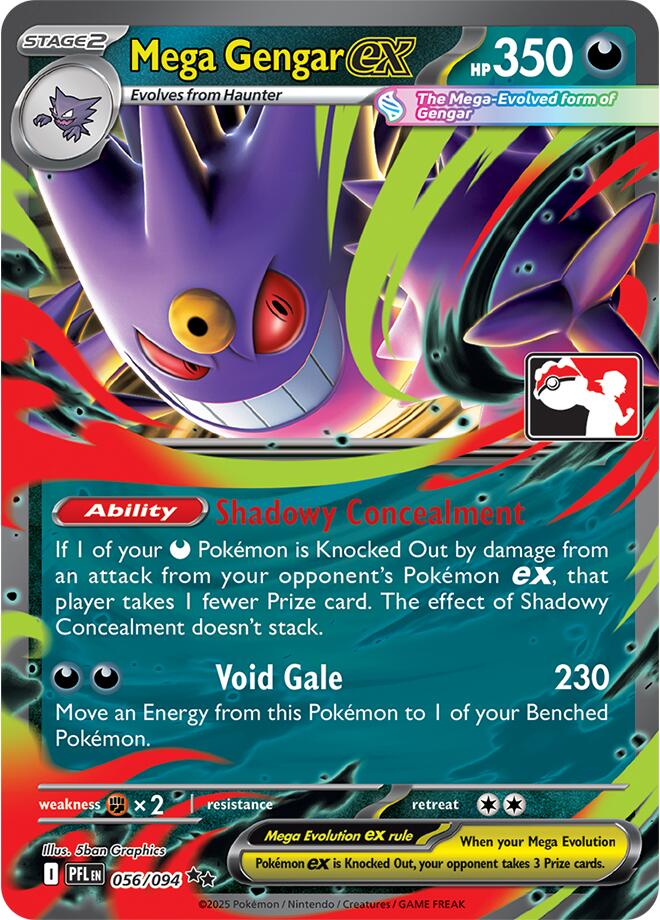 Mega Gengar ex (056/094) [Prize Pack Series Nine] | Total Play