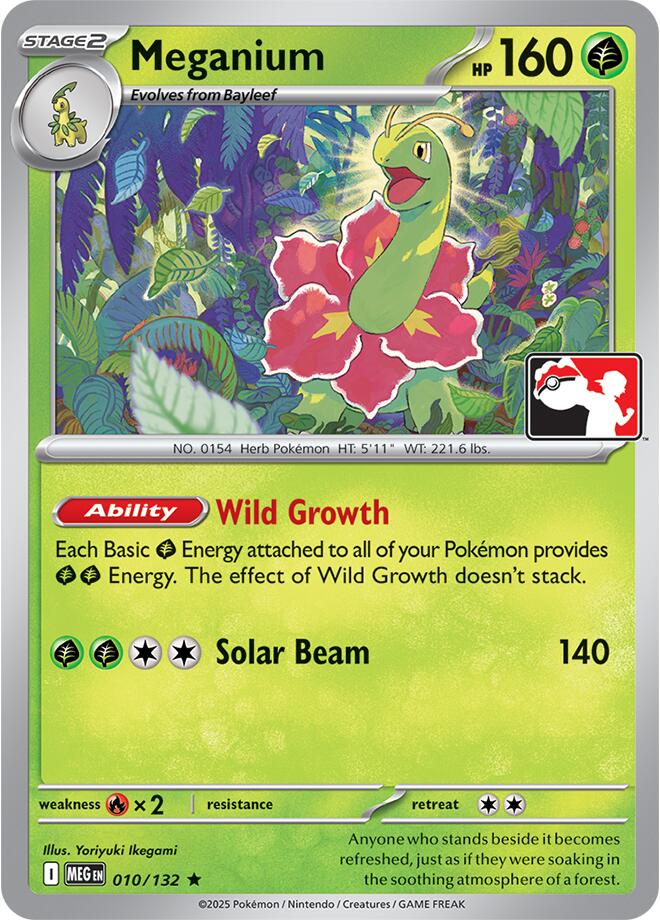 Meganium (010/132) [Prize Pack Series Nine] | Total Play