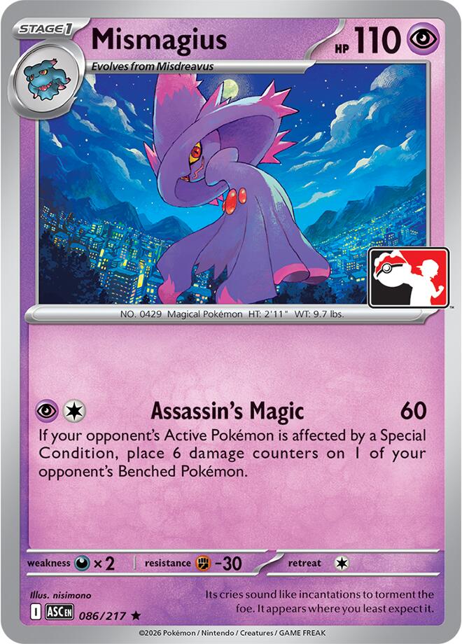 Mismagius (086/217) [Prize Pack Series Nine] | Total Play