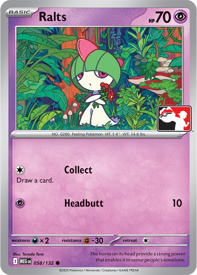 Ralts (058/132) [Prize Pack Series Nine] | Total Play